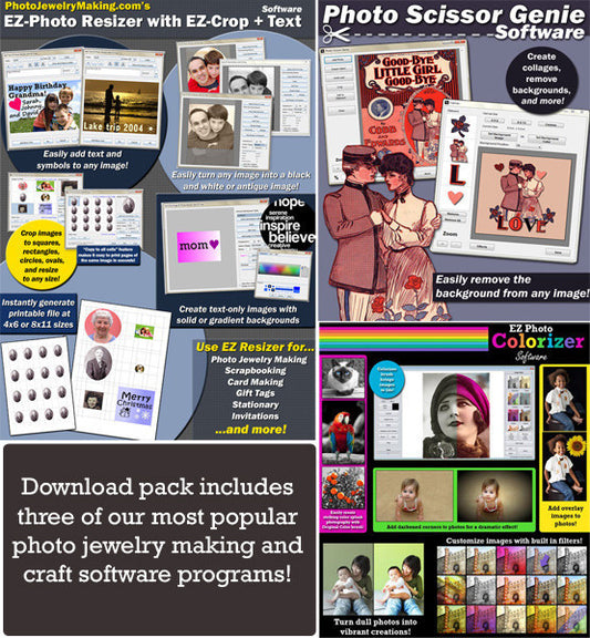 EZ Photo Jewelry Software Bundle - Get All Three!