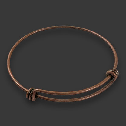 Bulk Copper Wire Cuff Bangle Bracelet For Dangle Charms