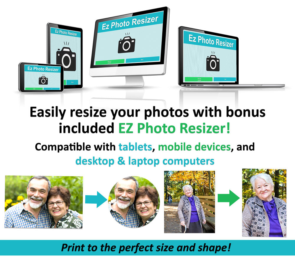 Instant Makes 10 Large Oval Photo KeyChains w/ Self Adhesive Covers Kit