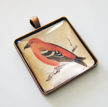 Makes 10 Glass Photo Pendants Kit 30mm Square