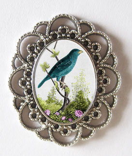 Makes 10 Lace Edge Oval Photo Pendant Frame Kit