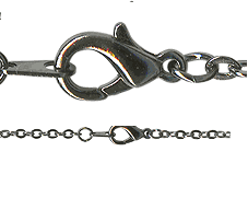 20 Pack Antique Silver 18" Medium Chain Necklace