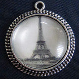 20 Pack Glass Dome Photo Jewelry Antique Silver Pendant 25mm