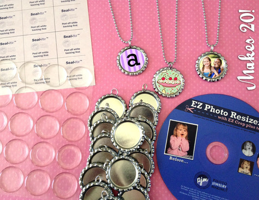Bottle Cap Photo Jewelry Is Easy and Fun!