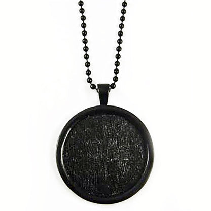 Makes 10 Large Black Onyx Circle Photo Jewelry Pendants