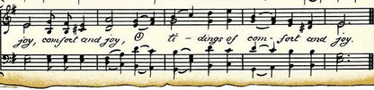 Free Vintage Music Comfort - Joy Clip Art Words For Pendant Making