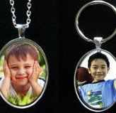 Makes 20 Instant Oval Glass Photo Jewelry Necklace and Keychain Variety Kit