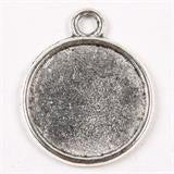 10 Pack Reversible  Photo Pendants  Antiqued 1 inch