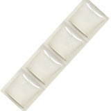 Square Photo Bead Krystal Clear-itz 8mm 10 Pack