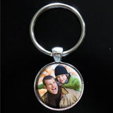 Instant Round Photo Keychain Kit Dads Gift Idea