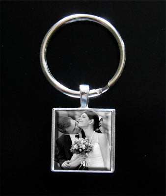 Makes 10 Instant Square Photo Jewelry Keychain Kit