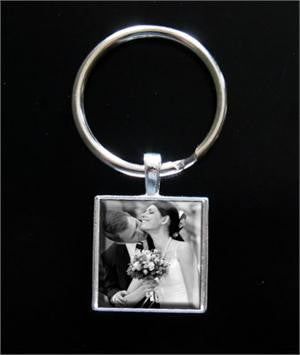 Makes 10 Instant Square Photo Jewelry Keychain Kit