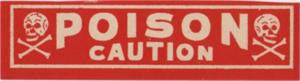 Free Vintage Drug Poison Label
