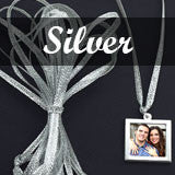 100 Pack Hand Tied Festive Silver Ribbon Christmas Decoration Ornament Hangers