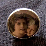 20mm Glass Dome Picture Ring 3/4 Inch Picture Area