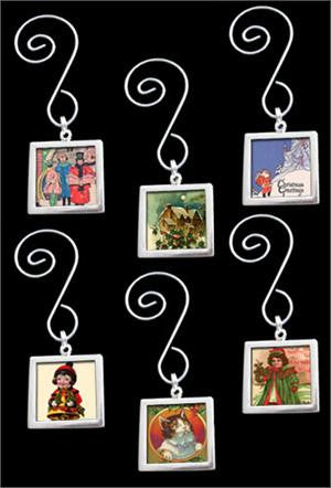 Make Your Own Photo Christmas Ornaments Kit  Double-Sided Square 6