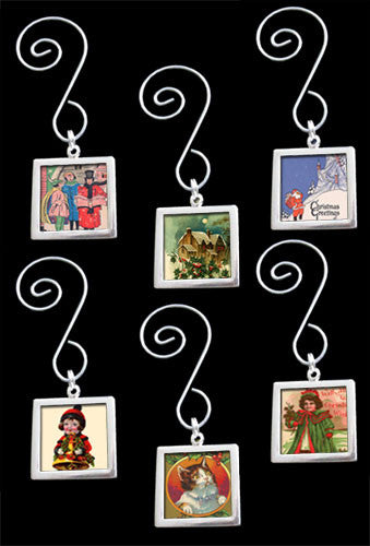 Make Your Own Photo Christmas Ornaments Kit  Double-Sided Square 6