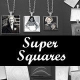 30 Pack Super Squares Photo Jewelry Pendant Variety Home Business Kit 3 Sizes!