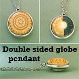 Globe Domed Photo Jewelry Necklace Kit  Double Sided
