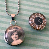 Changeable Snap In Photo Jewelry Pendant Kit