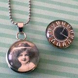 Makes 10 Changeable Snap Jewelry Photo Pendants Kit